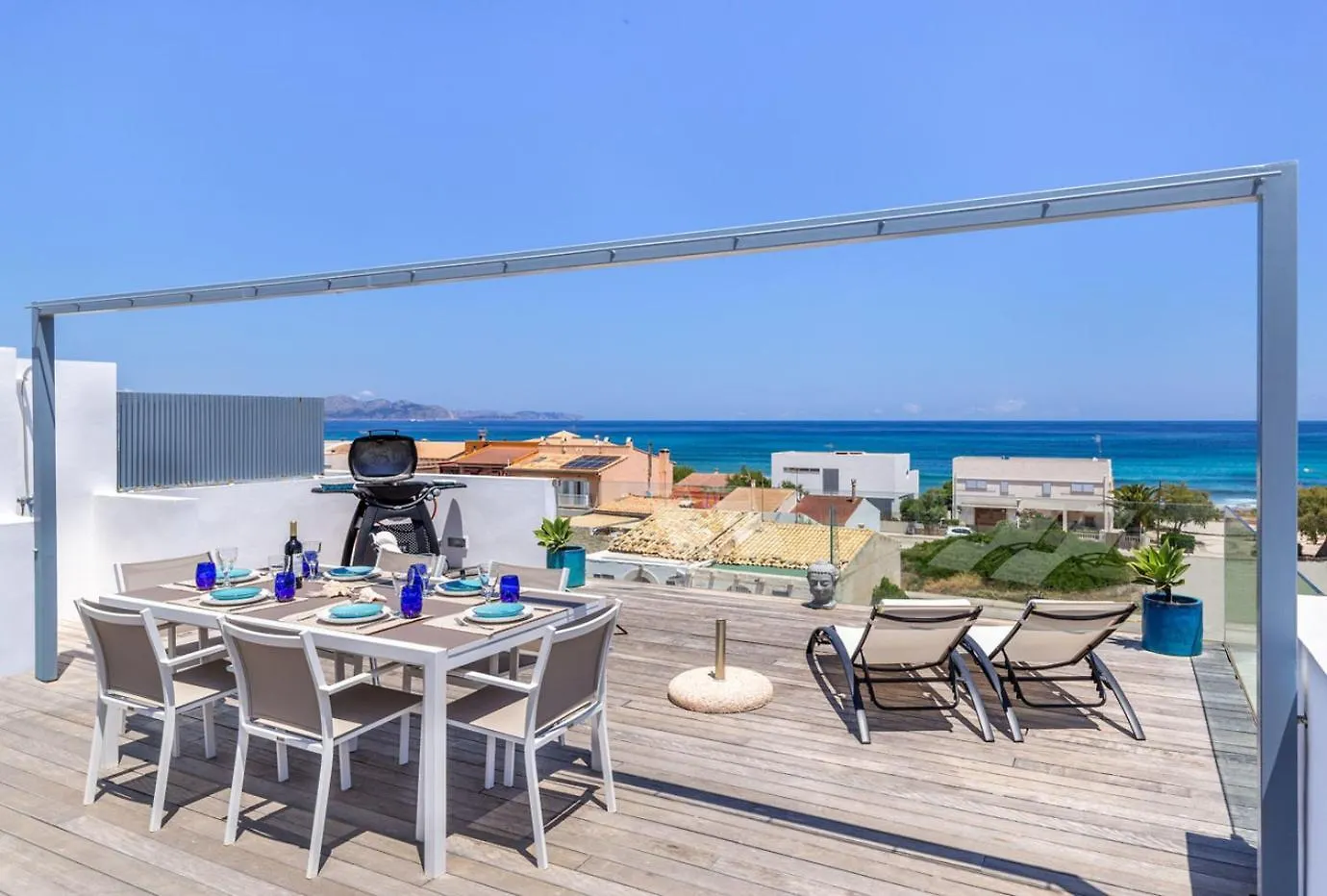 Modern Panoramic Sea View House Mallorca Son Serra de Marina Holiday home