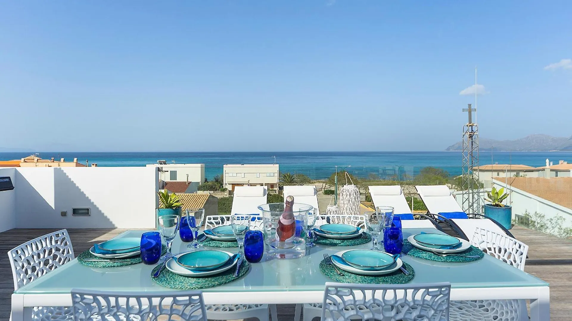 Modern Panoramic Sea View House Mallorca Son Serra de Marina Holiday home